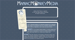 Desktop Screenshot of maniacmonkeymedia.com
